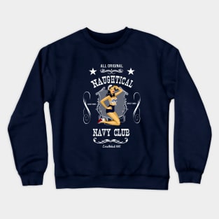 Naughtical Navy Club Crewneck Sweatshirt